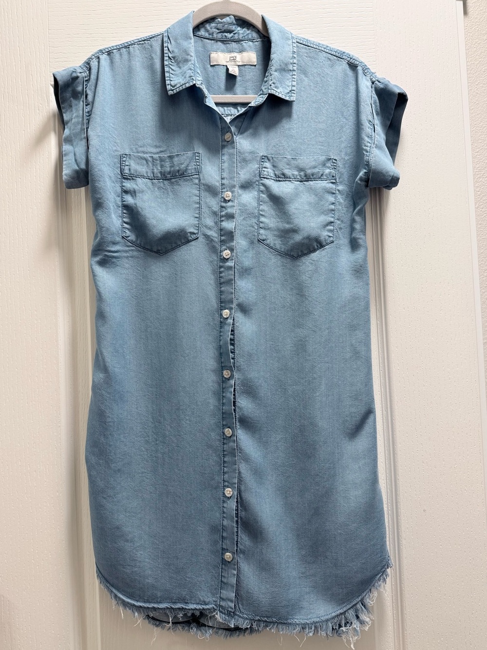 Thread & Supply Light Blue Denim Shirt Dress